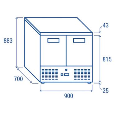 CHS2N90V dimensioni