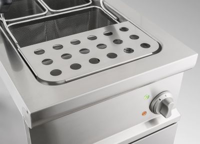 cuocipasta elettrico capacita 28 lt profondita 70 cm 20cxpe40 dettaglio frontale