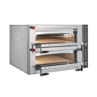 forno elettrico pizzeria digitale 6+6 pizze chfpepy d12 adacceso