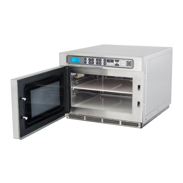 forno microonde digitale 30 litri 1800w 2 ripiani chfm1800 aperto