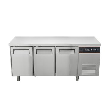 tavolo frigo 3 porte classe a echtf3pg frontale