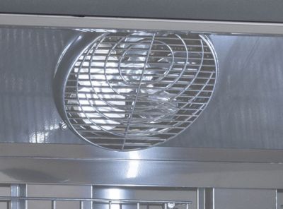 vetrina verticale negativa gelati semifreddi chefline chvn750b ventola