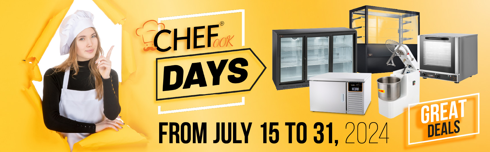 ChefOok Days: From July 15 to 31, 15 days of unmissable discounts!