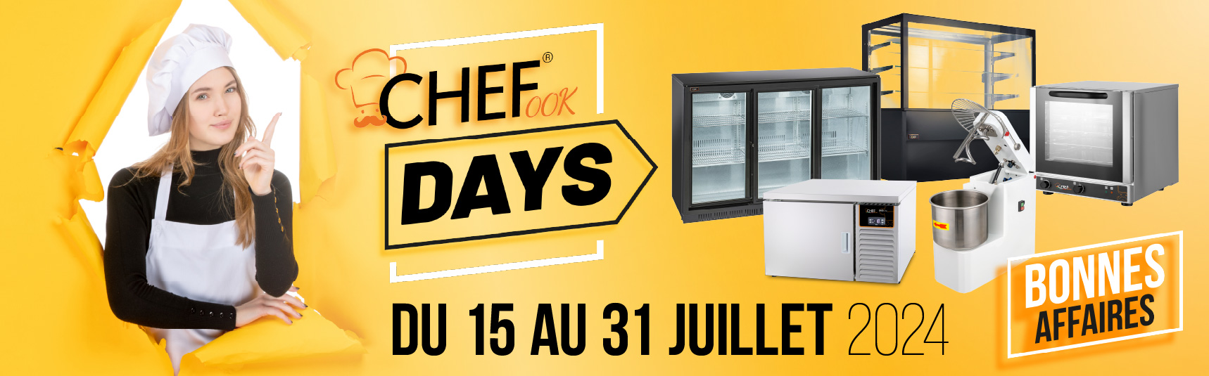 ChefOok Days: 15-31 Juillet - 15 jours de réductions irrésistibles!