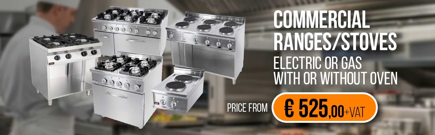 Commercial Ranges/Stoves