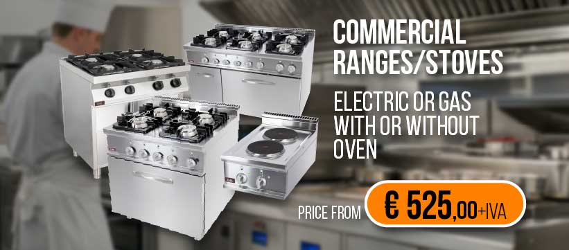 Commercial Ranges/Stoves