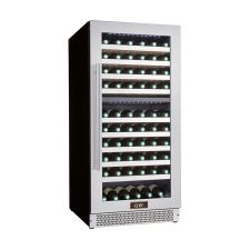 Professional Dual-Zone Wine Cooler for Wine Shops - 261 Liters, 65 Bottles