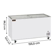 Commercial Chest Freezer 500 Liters -18°C