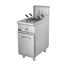 Commercial One-Tank Gas Pasta Cooker 28 lt / 6,2 Gal, Depth 70 cm / 27,6 In