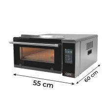 Commercial Electric Oven for Neapolitan, Traditional, and Pan Pizza  Max Temperature 518°C