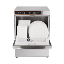 Electronic Professional Dishwasher with Display, 50x50 Square Basket, Detergent and Rinse Aid Dispensers Installed