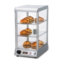 3-Tier Countertop Heated Bakery Display Case 'Tower Hot'