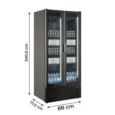 Refrigerated Display Case For Beverages 725 Litri +0/+10°C